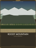 Rocky Mountain National Park - Vintage WPA Style Travel Poster
