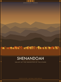 Shenandoah National Park - Vintage WPA Style Travel Poster