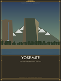 Yosemite National Park - Vintage WPA Style Travel Poster